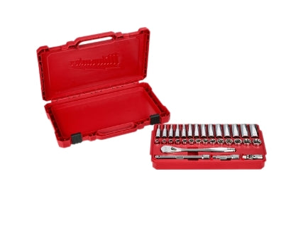 3/8" Drive 32pc Ratchet & Socket Set - Metric Milwaukee 48229508 Milwaukee