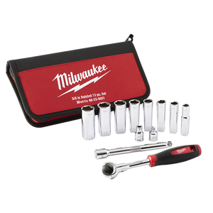 Milwaukee 12 Piece Tradesman 3/8" Ratchet Set