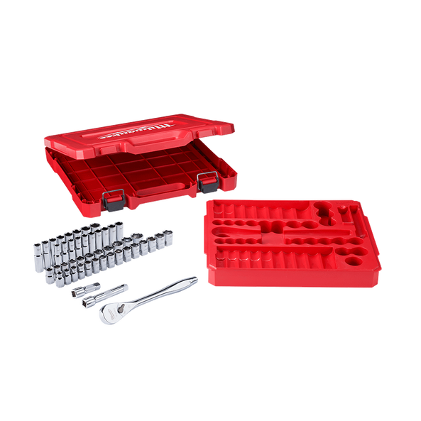 1/2" Drive 47PC Metric and SAE Ratchet and Socket Set FairTools