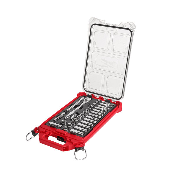 Milwaukee 32 Piece PackOut 3/8" Ratchet & Socket Set Milwaukee