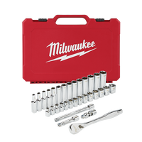 Milwaukee 3/8" Drive 32pc Ratchet & Socket Set Milwaukee