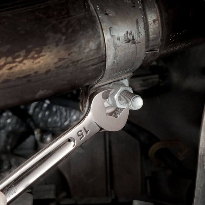 Milwaukee 15 Piece Max Bite Metric Ratcheting Combination Spanner Set FairTools