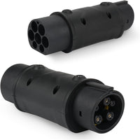 Type 2 to Type 1  Charging Adapter For EV Chargers 32A 32A 7.2kW FairTools