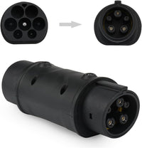 Type 2 to Type 1  Charging Adapter For EV Chargers 32A 32A 7.2kW FairTools