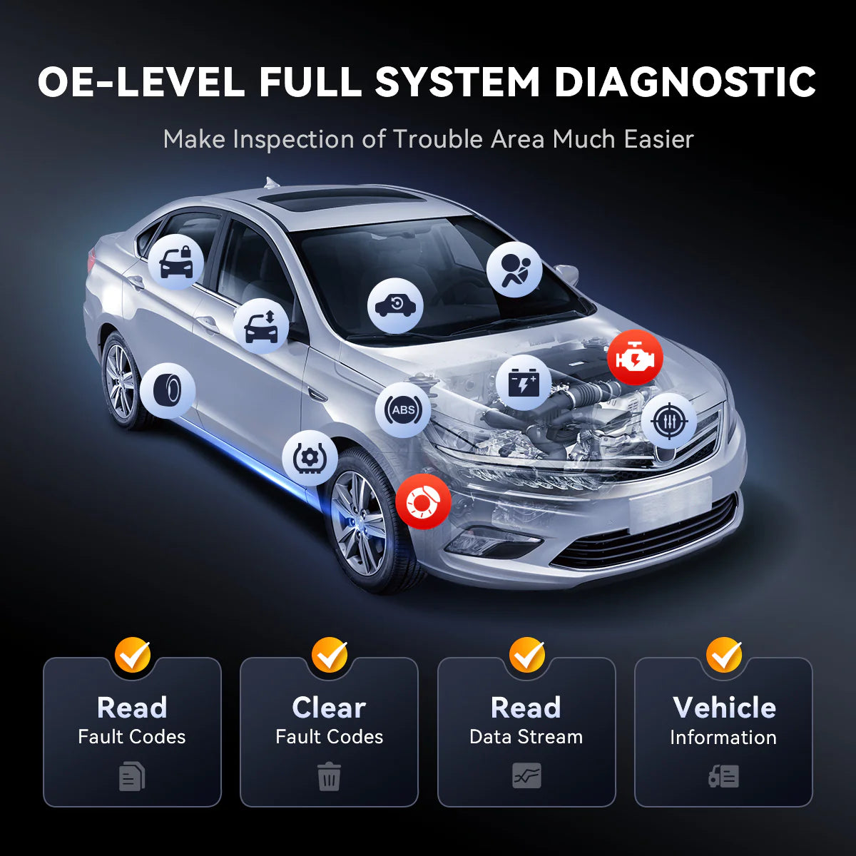 Thinkcar Thinkscan 689BT Automotive ECU Coding Diagnostic Tool Lifetime Free Updates Thinkcar