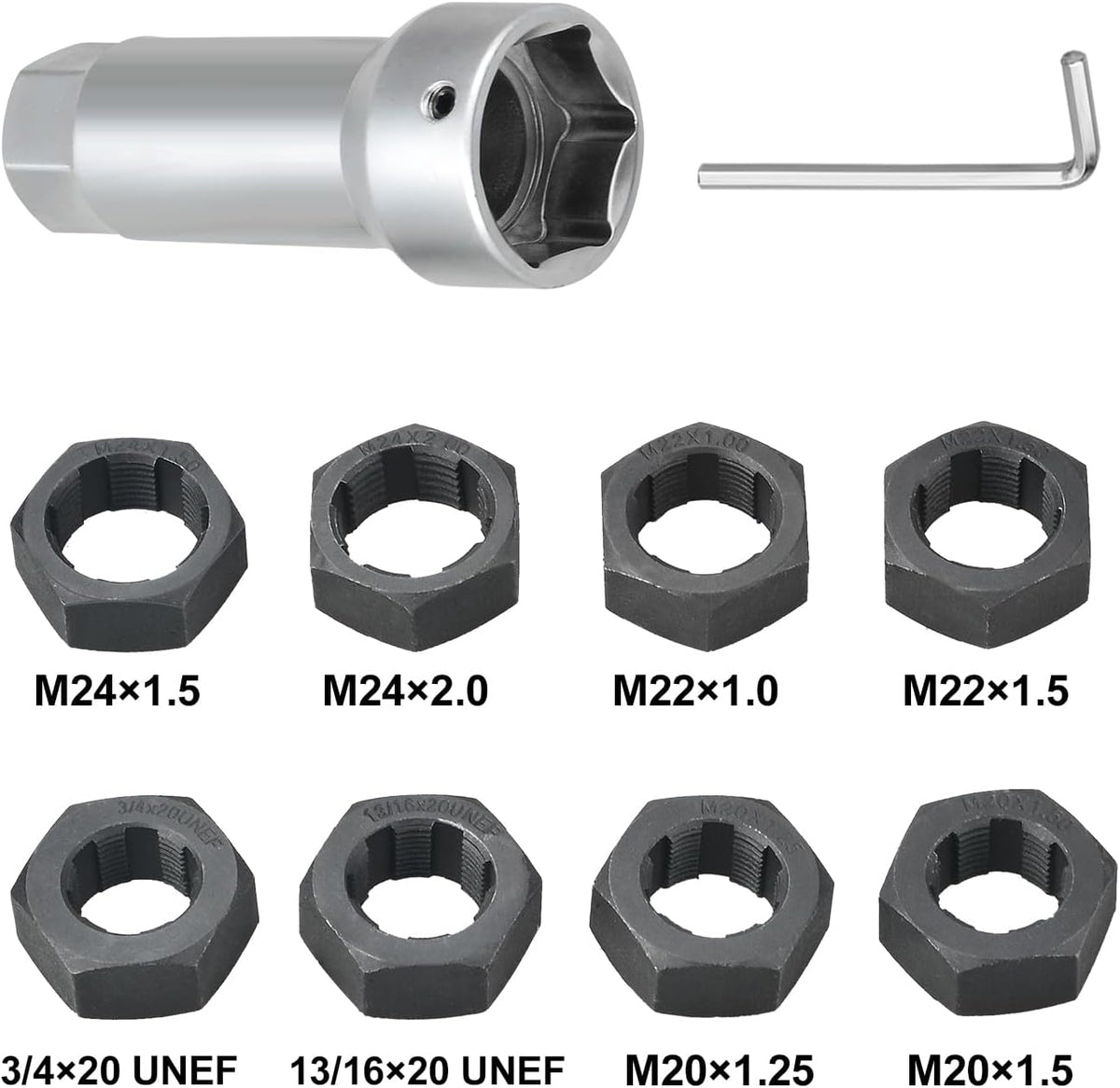 10pcs Axle Spindle Thread Repair Automotive Tool Kit Thread Set FairTools