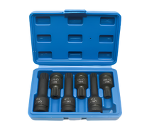6pc 1/2 Drive Spline Impact Socket Set FairTools