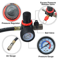 9-Piece Turbo System Leak Test Kit Turbocharger Leak Tester FairTools