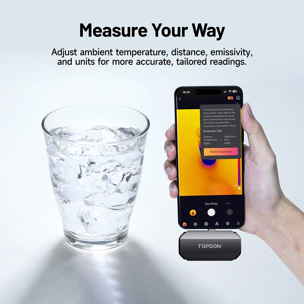 TOPDON TC002C Duo Thermal Camera USB-C iPhone & Android Topdon