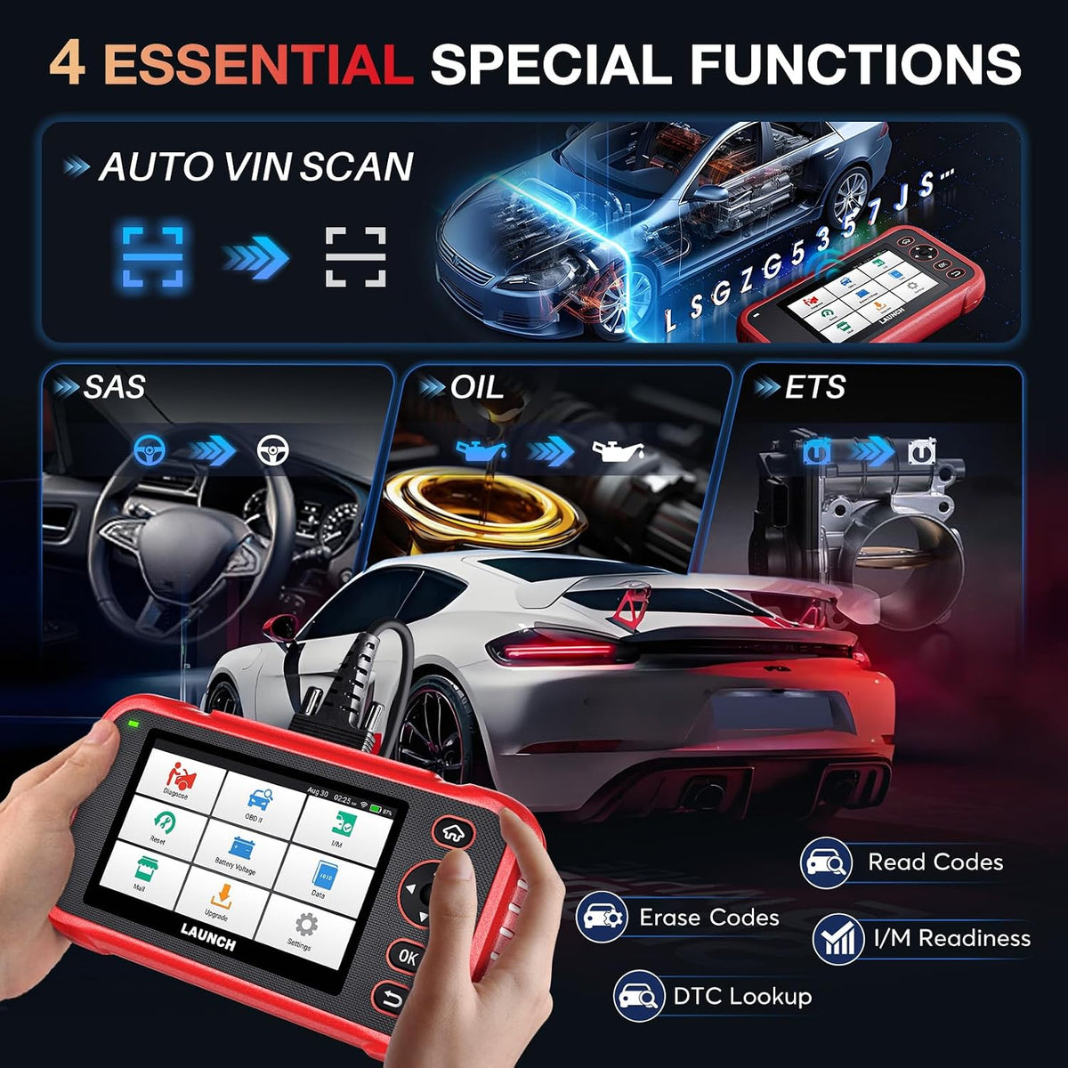 LAUNCH CRP123E Plus All-System OBD2 Diagnostic Scanner LAUNCH