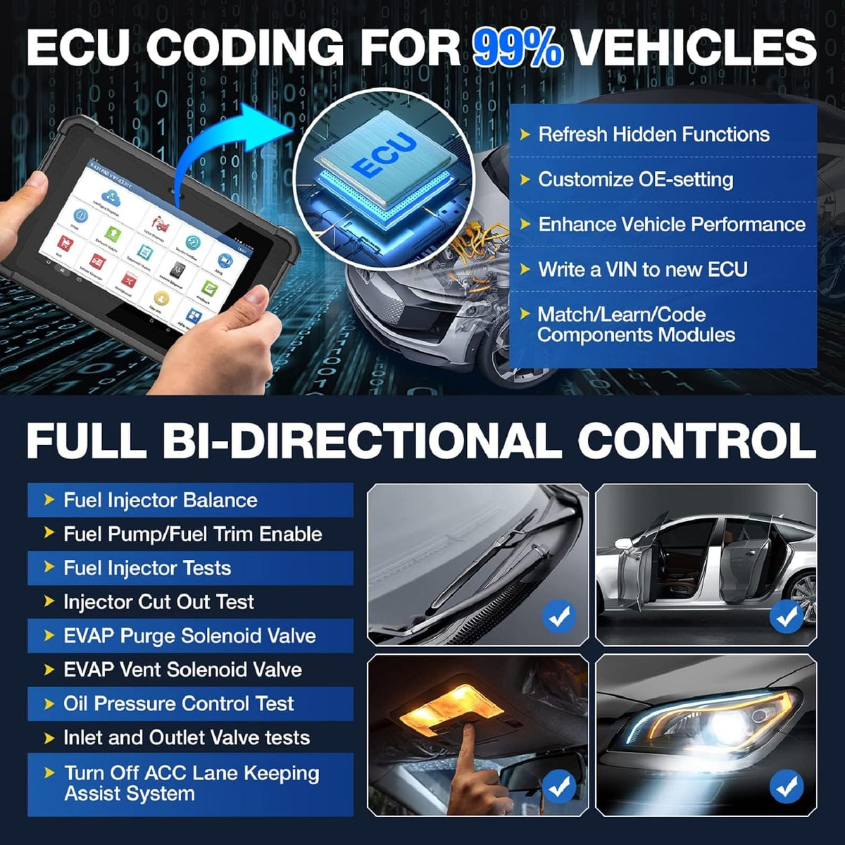 LAUNCH X431 PAD V ELITE Online ECU Programming Scan Tool LAUNCH