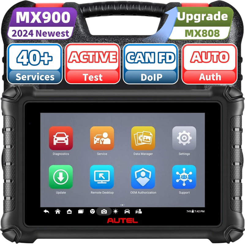 AUTEL MaxiCheck MX900 Car Scanner Upgrade of MaxiCOM MK808BT MK808 MX808 S Autel
