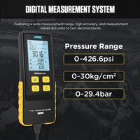 AUTOOL PT630 Automobile Fuel Pressure Gauge 0-426 PSI Digital Display Automotive Tool for Motorcycle Car Truck Autool