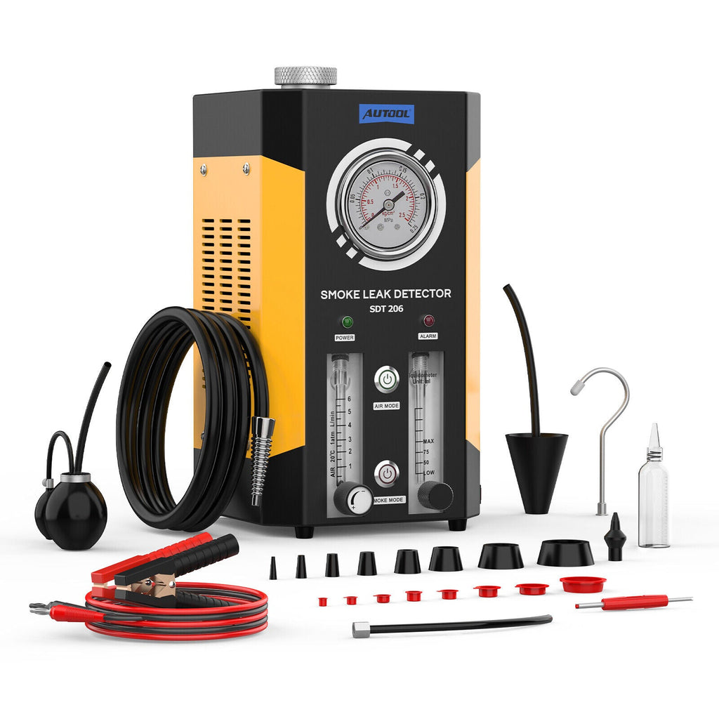 AUTOOL SDT206 Evap Smoke Machine Pipe Vacuum Diagnostic Smoke Leak ...