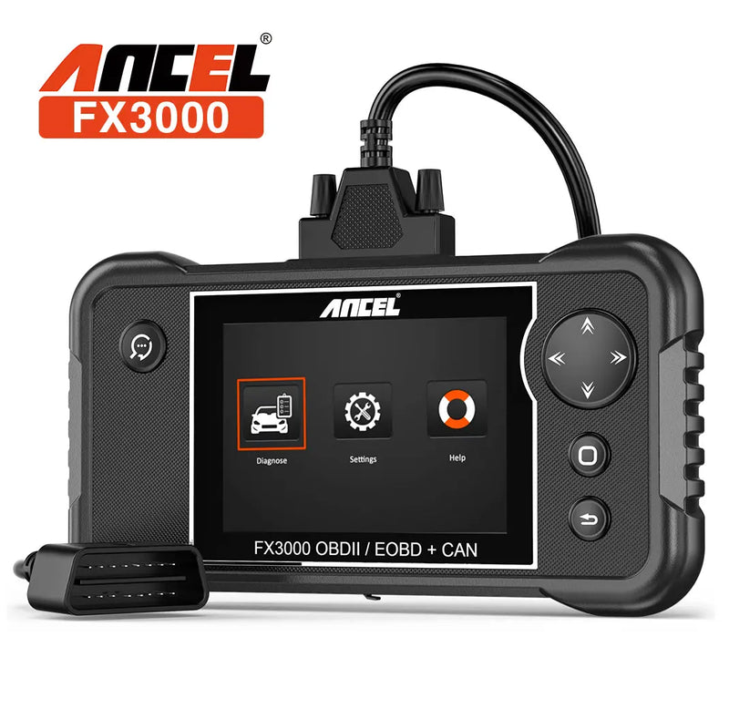 Ancel FX3000 OBD2 Automotive Car Scanner ABS Engine Transmission Airbag Ancel