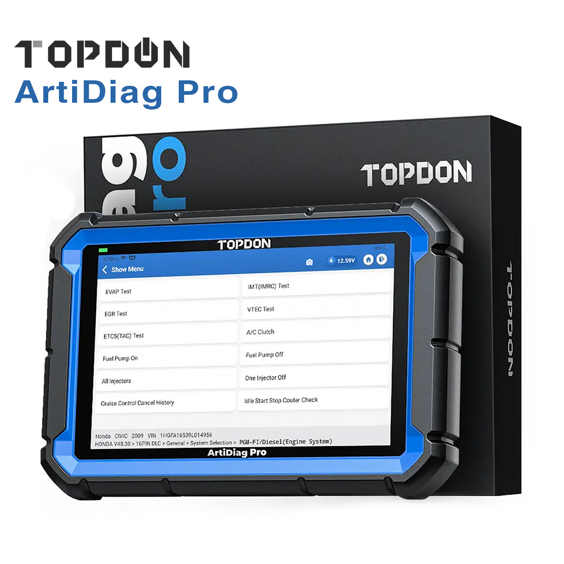 Topdon ArtiDiag Pro OBD2 Scanner Bidirectional Scan Tool with ECU Coding Scanner Topdon