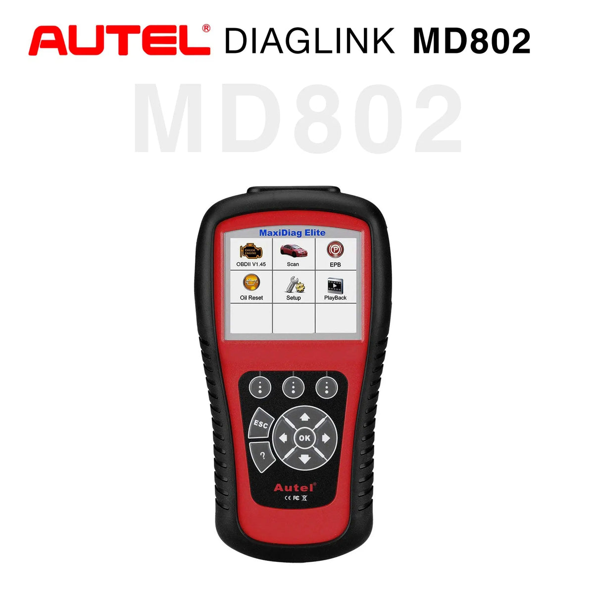 Autel Diaglink MD802 Full System OBD2 Scan Tool Autel