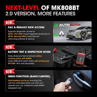 Autel MaxiCOM MK808K-BT Bidirectional Car Diagnostic Scanner Autel
