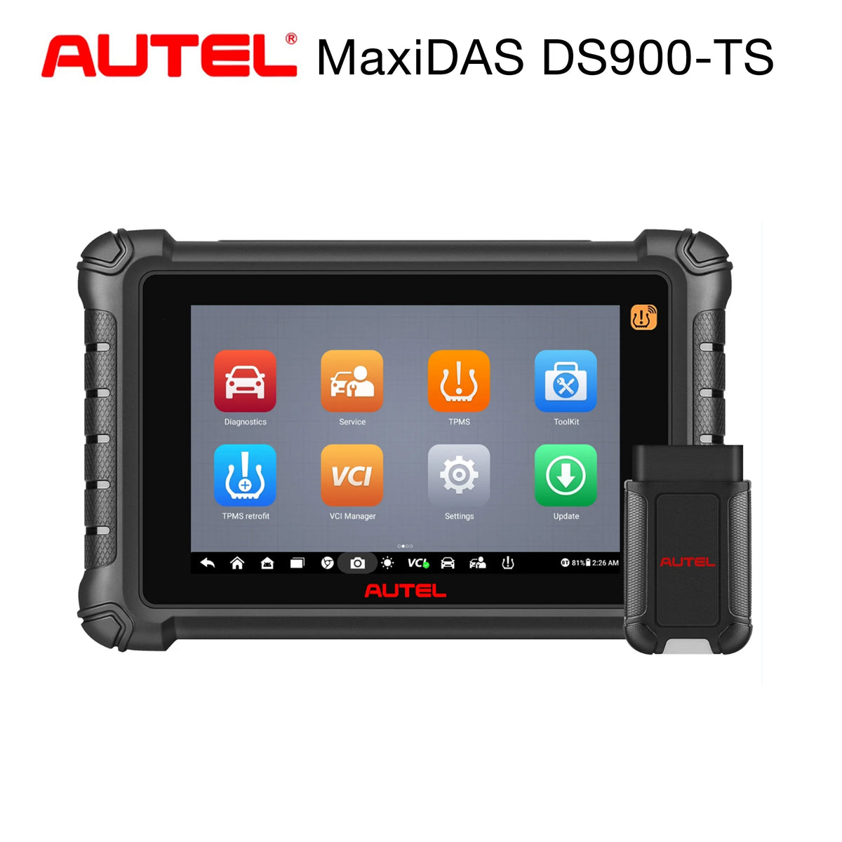 Autel MaxiDAS DS900-TS Advanced Scan Tool Full TPMS DoIP & CAN FD Scanner Autel