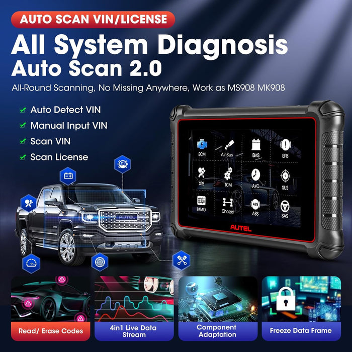 Autel MaxiPro MP900 Diagnostic Scanner CAN FD & DoIP Scan Tool FairTools