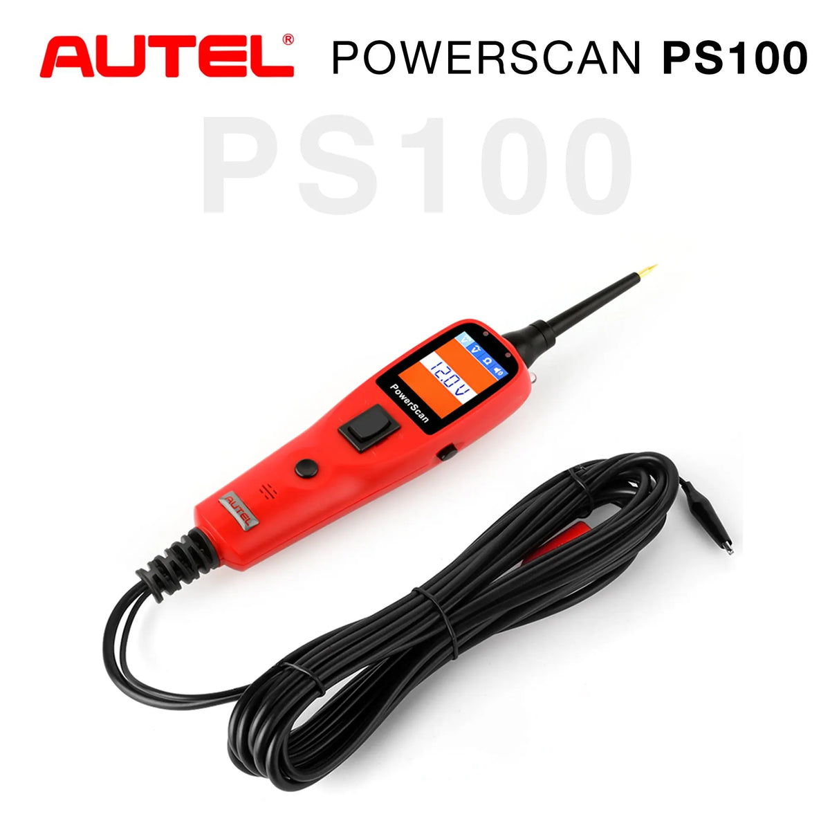 Autel PowerScan PS100 Power Circuit Probe Kit, Automotive Circuit Tester, 12V 24V Electrical System Diagnostic Tool Autel