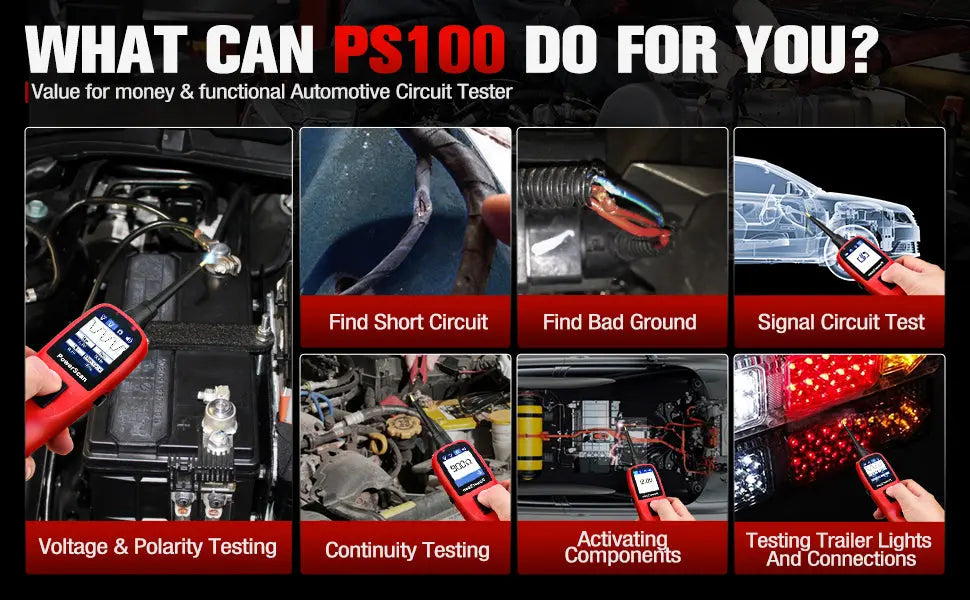 Autel PowerScan PS100 Power Circuit Probe Kit Diagnostic Tool