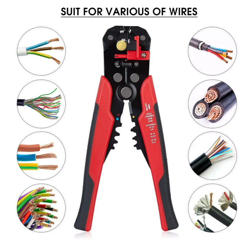 Automatic Heavy Duty Wire Stripper, Cutter & Crimper FairTools