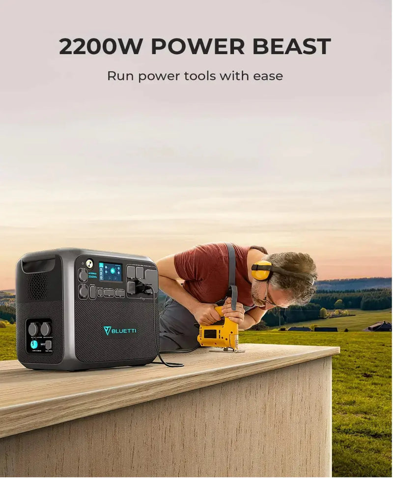 BLUETTI AC200MAX Portable Power Station | 2,200W | 2,048Wh - FairTools