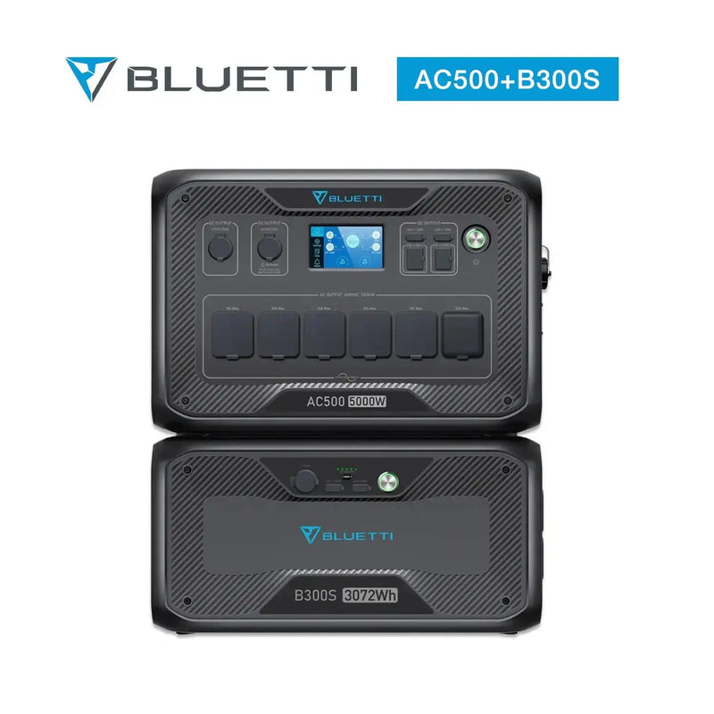 BLUETTI AC500+B300S  Home Battery Backup | 5,000W | 3,072Wh - FairTools