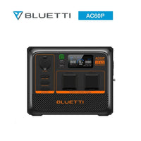 BLUETTI AC60P Portable Power Station | 600W | 504Wh - FairTools