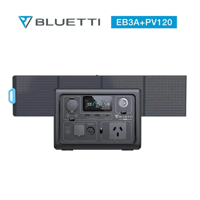 BLUETTI EB3A+PV200 Portable Power Station | 600W | 268Wh - FairTools