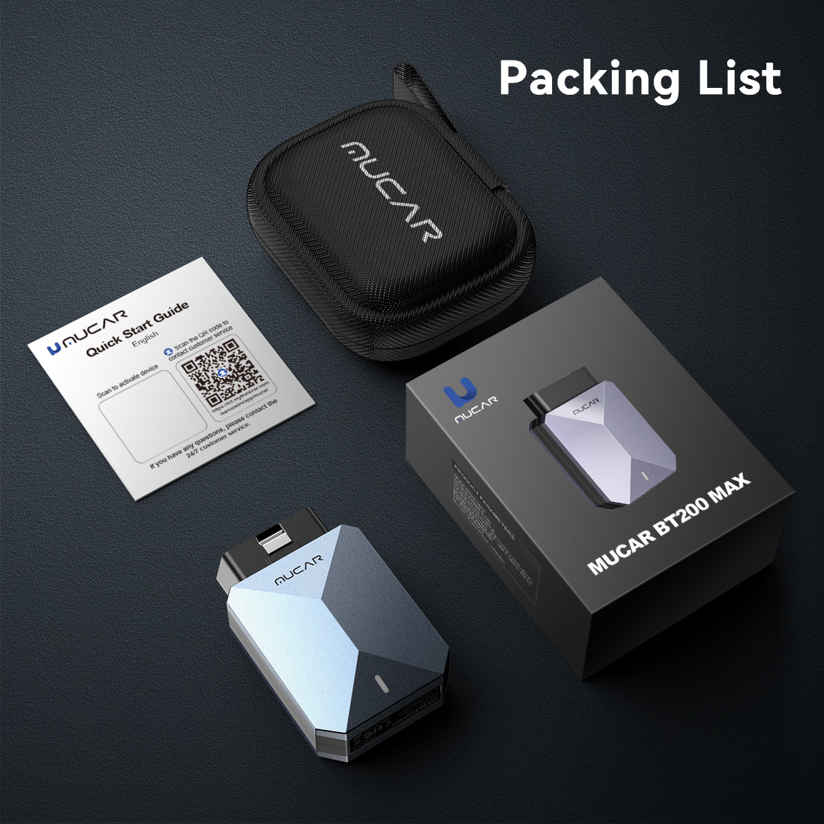 Thinkcar Mucar BT200 MAX AI-Powered OBD2 Bluetooth Scanner Bi-Directional Free Lifetime Update FairTools