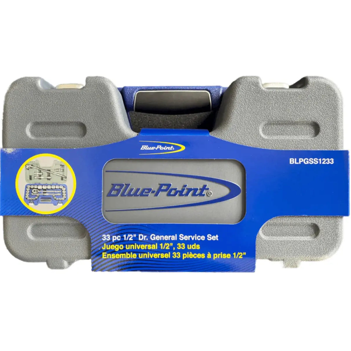 Blue Point 1/2 Drive Socket Set, 33pcs Blpgss1233 - FairTools Blue Point 1/2 Drive Socket Set, 33pcs Blpgss1233