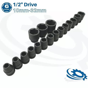 Blue Point 1/2 Impact Sockets 10MM-32MM 18 sockets
