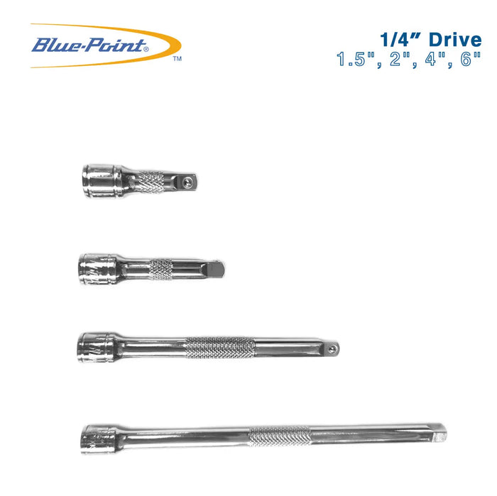 Blue Point 1/4 Drive Extensions 1.5", 2", 4", 6" BluePoint