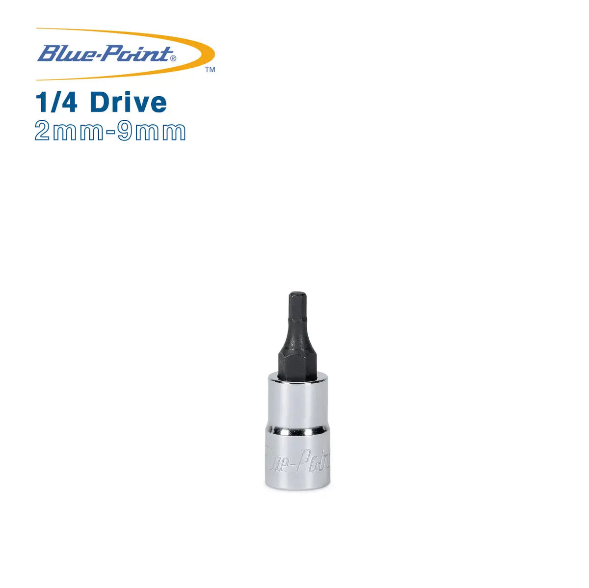 Blue Point 1/4 Drive Hex Sockets 2mm-9mm BluePoint