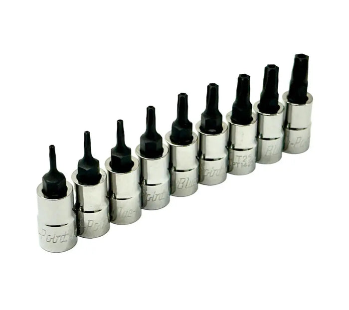Blue Point 1/4" Drive External Tamper Torx Sockets BluePoint