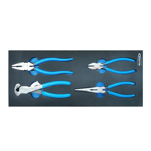 Blue Point EVA tool holder set - 4 pcs plastic handle pliers BLPEVA11