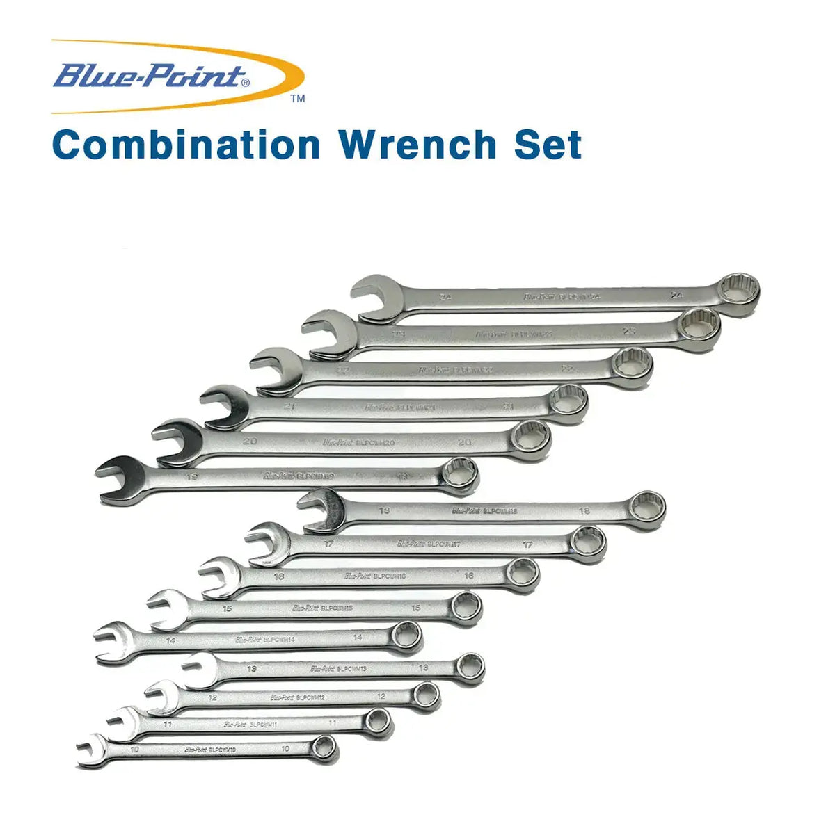 Blue Point Single Direction Combination Wrench Set BPS15A - FairTools