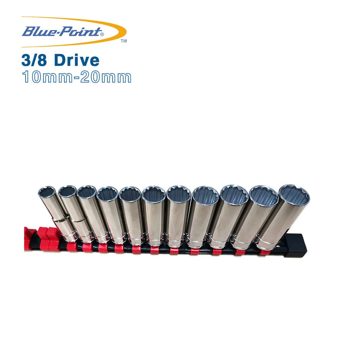 Blue Point Tube Sockets 3/8 Drive 10mm-20mm BluePoint