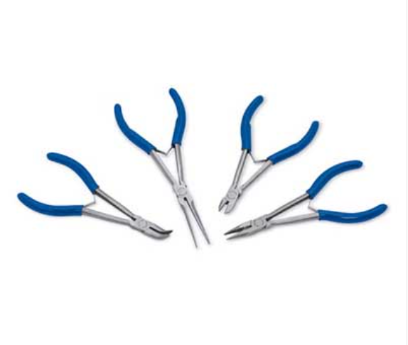 BluePoint BDGPL400LMP, 4PC Long Reach Miniature Pliers Set
