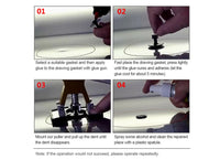 Car Body Paintless Dent Lifter Repair Tool Puller Car Dent Repair Kit +22 Tabs FairTools