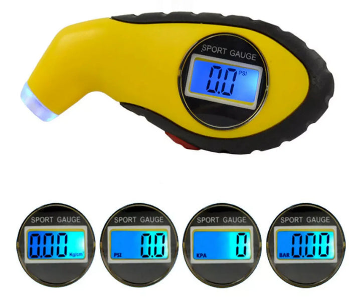Car Digital tire pressure gauge with LED screen - FairTools Car Digital tire pressure gauge with LED screen