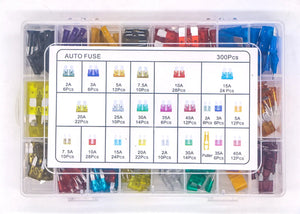 Car fuse Zinc 300pcs 2A-40A Mix Kit with Puller