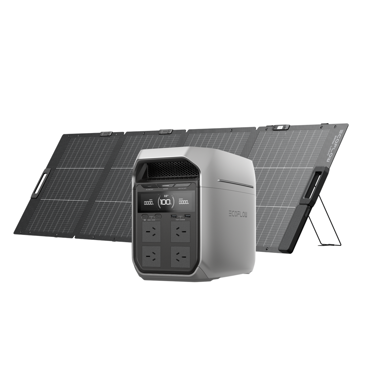 EcoFlow Delta 3 Plus + 220W Lightweight Portable Solar Panel EcoFlow
