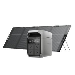EcoFlow Delta 3 Plus + 220W Lightweight Portable Solar Panel