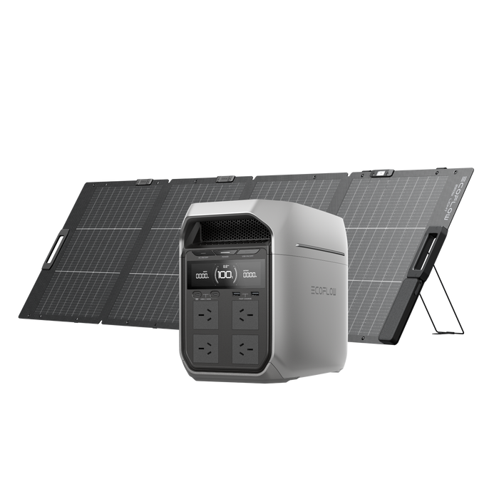 EcoFlow Delta 3 Plus + 220W Lightweight Portable Solar Panel EcoFlow