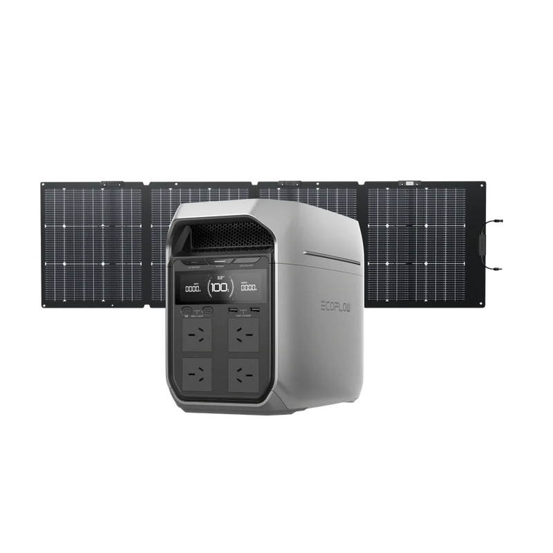 EcoFlow Delta 3 Plus + 220W Bi-Facial Solar Panel EcoFlow