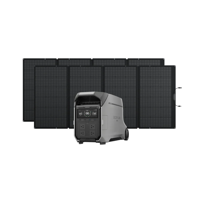 EcoFlow Delta Pro 3 + 2 x400w Solar PaneL EcoFlow