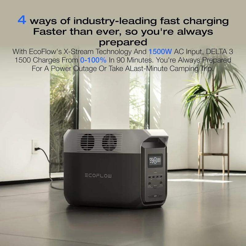 ECOFLOW DELTA 3 1500 Portable Power Station EcoFlow